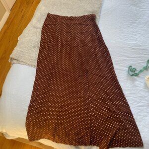 Vintage Ann Taylor A-line Midi Skirt 10